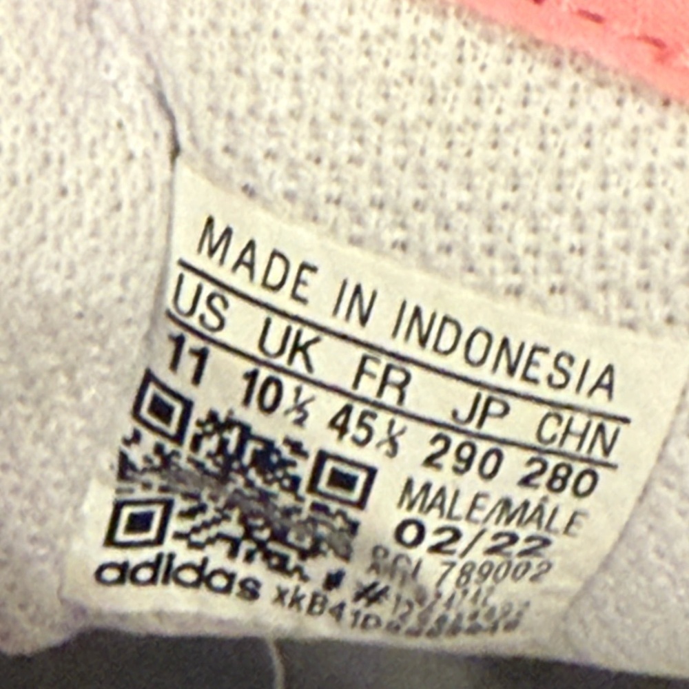 adidas' White and Pink Sneakers - Picture 5 of 5